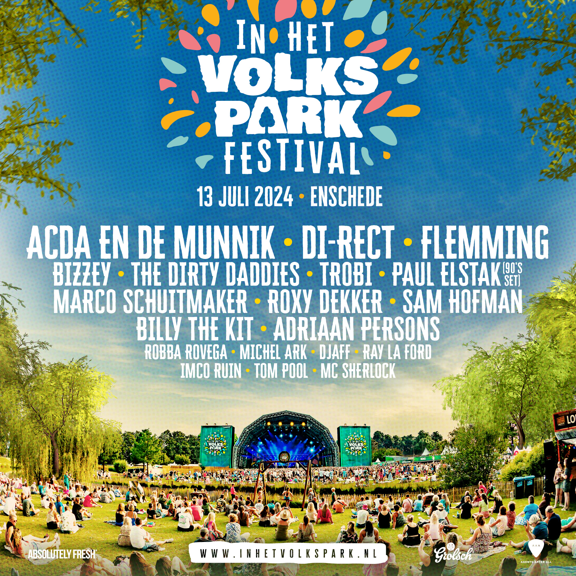 In Het Volkspark Festival Line Up Enschede 2024